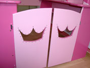 Kaufladen rosa pink Kronen Prinzessin